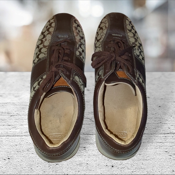 Coach noella brown sneaker/shoe size 9M - Picture 5 of 16